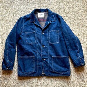 Levi’s Vintage Clothing LVC Lot 67 1920’s Blanket Lined Denim Sack Chore Coat 42